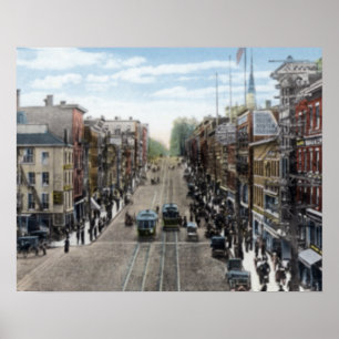 Hauptstraße Bangors Maine Poster