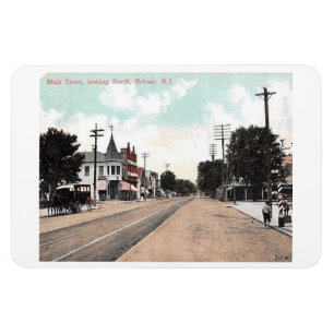 Hauptstraße, Belmar, New Jersey 1906 Postkarte Magnet