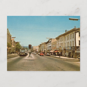 Hauptstraße, Danbury, CT Vintage Postkarte