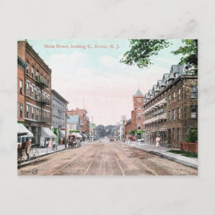 Hauptstraße, Dover, New Jersey 1911 Vintage Postkarte