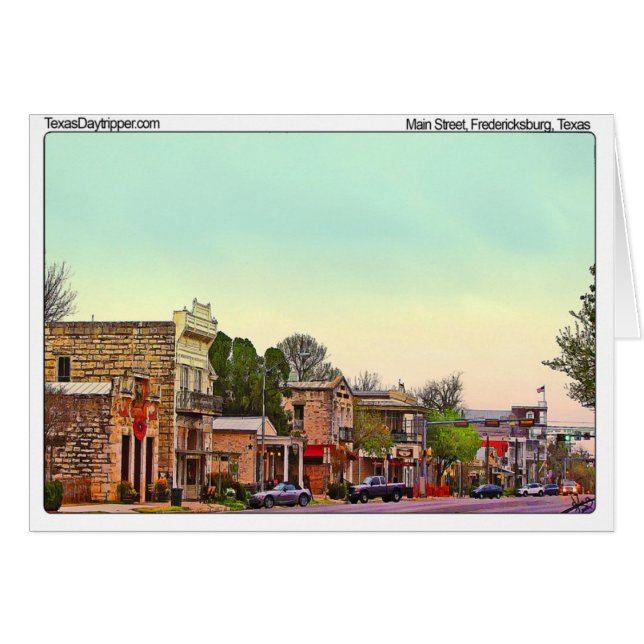 Hauptstraße, Fredericksburg, TX (Vorderseite (Horizontal))