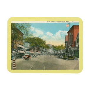 Hauptstraße, Greenfield, MA Vintage Magnet
