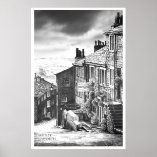 Hauptstraße, Haworth Poster