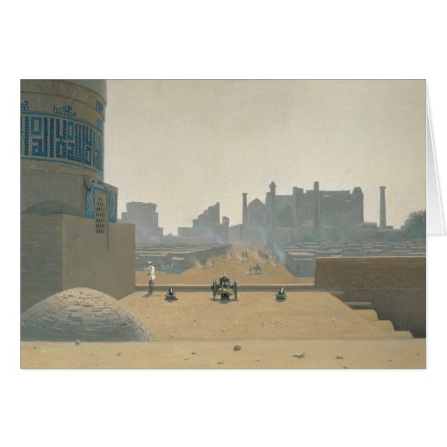 Hauptstraße in Samarkand, früher Morgen, 1869-70 (Vorderseite (Horizontal))