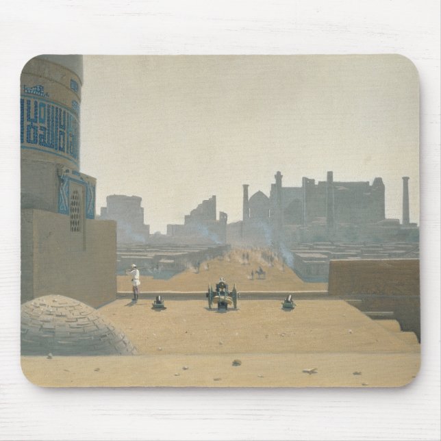 Hauptstraße in Samarkand, früher Morgen, 1869-70 Mousepad (Vorne)