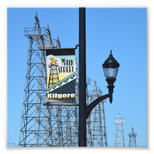 Hauptstraße, Kilgore, Texas, Öl-Derricks