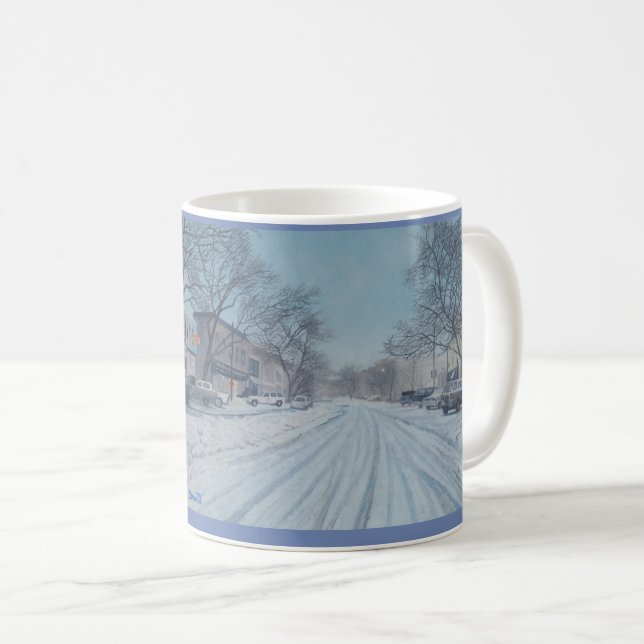 Hauptstraße Long Island New York Kaffeetasse (VorderseiteRechts)