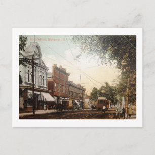 Hauptstraße, Matawan, New Jersey Vintage Postkarte