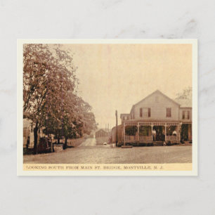Hauptstraße, Montville NJ c1910 im Vintage-Stil Postkarte