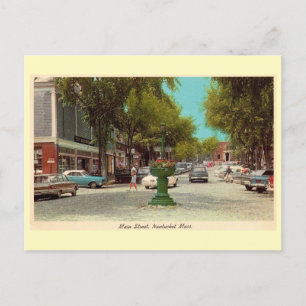 Hauptstraße Nantucket c1960er Jahre Vintage-Stil Postkarte