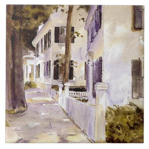 Hauptstraße, Nantucket, schöne Kunst, Fliese