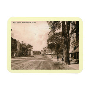 Hauptstraße, Northampton, Massachusetts Vintage Magnet