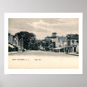 Hauptstraße, Sag Harbor, Long Island NY Poster