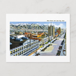 Hauptstraße, Salt Lake City, Utah Postkarte