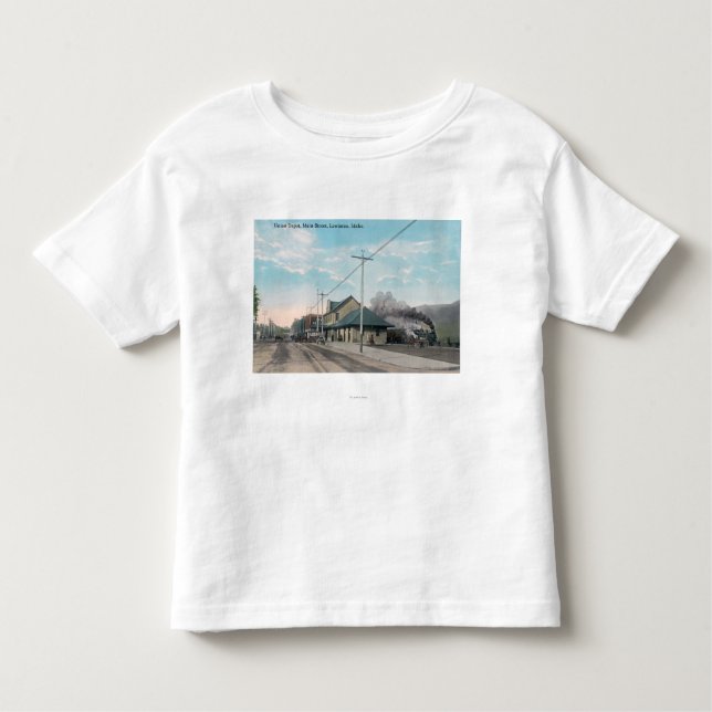 Hauptstraßen-Ansicht der Gewerkschaft Kleinkind T-shirt (Vorderseite)