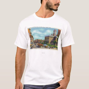 Hauptstraßen-Ansicht der Staats-Straße u. des T-Shirt