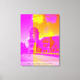 Hauptstraßen-Station - Richmond, VA Leinwanddruck