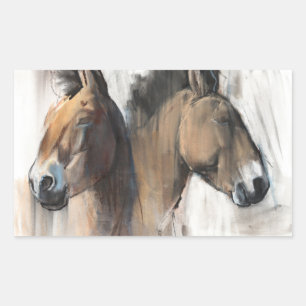 Hauptstudie Rechteckiger Aufkleber