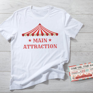 Hauptveranstaltung des Circus Geburtstags T-Shirt