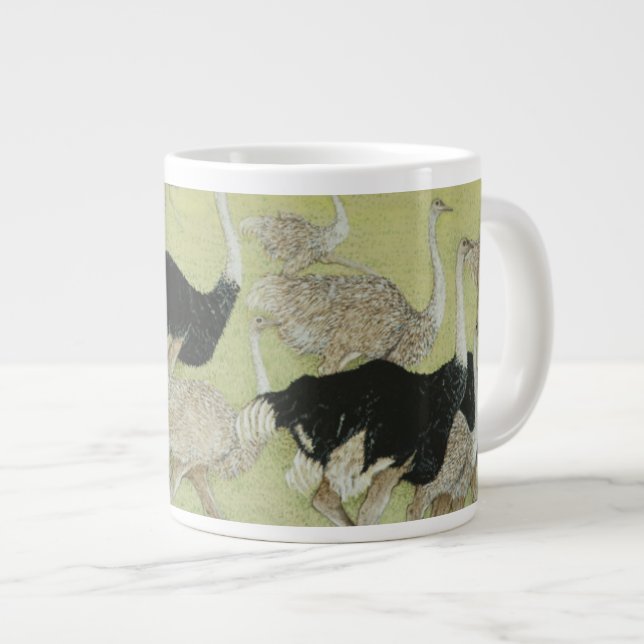 Hauptverkehrszeit Jumbo-Tasse (Vorderseite Rechts)