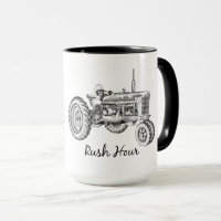 Hauptverkehrszeit-Kaffee-Tasse