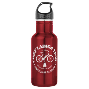 Hauptweg Ladiga (Radfahren) Edelstahlflasche