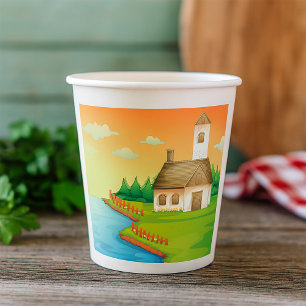 Haus am Fluss Pappbecher