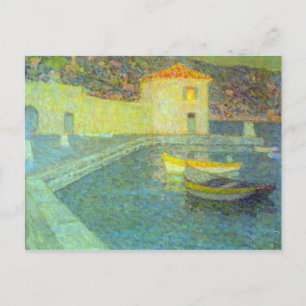 Haus am Meer von Henri Le Sidaner Postkarte