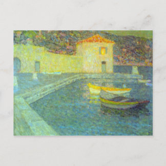 Haus am Meer von Henri Le Sidaner Postkarte