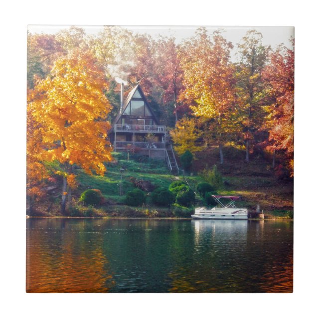 Haus am See Fliese (Vorderseite)