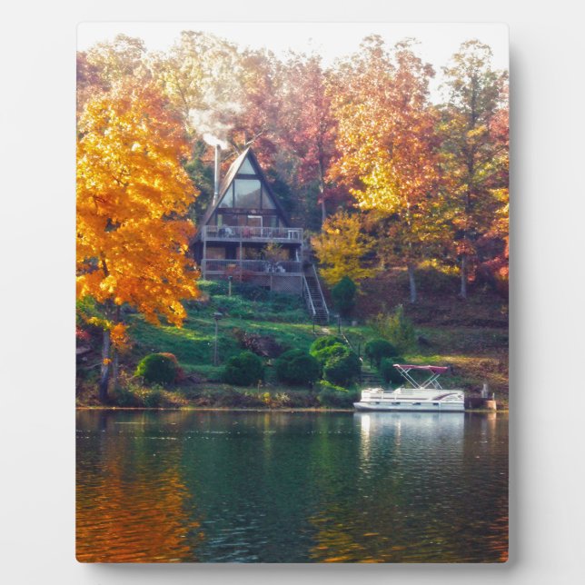Haus am See Fotoplatte (Vorderseite)