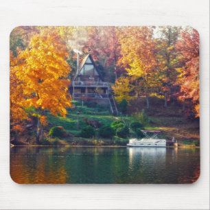Haus am See Mousepad