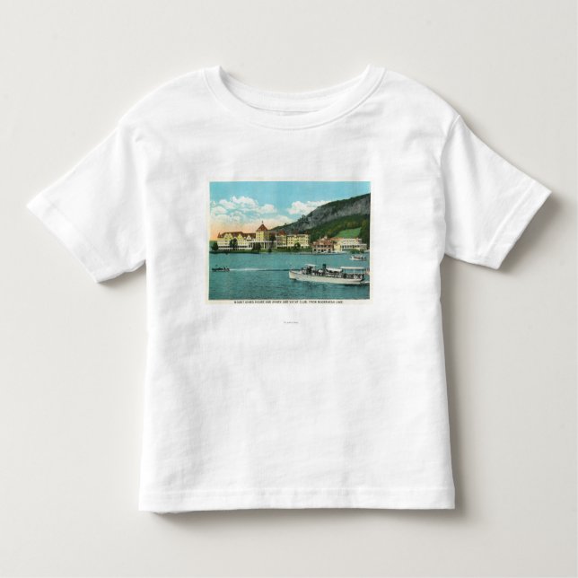 Haus, Anhang und Yachtclub Mt Kineo Kleinkind T-shirt (Vorderseite)