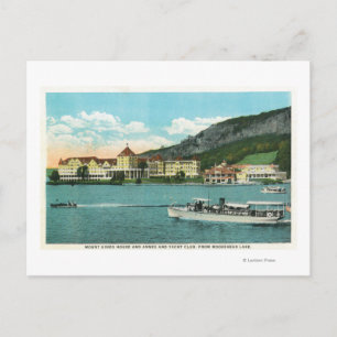 Haus, Anhang und Yachtclub Mt Kineo Postkarte