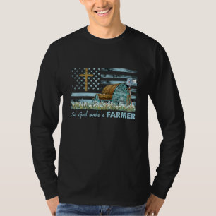 Haus auf dem Bauernhof so Gott machte einen Bauer T-Shirt