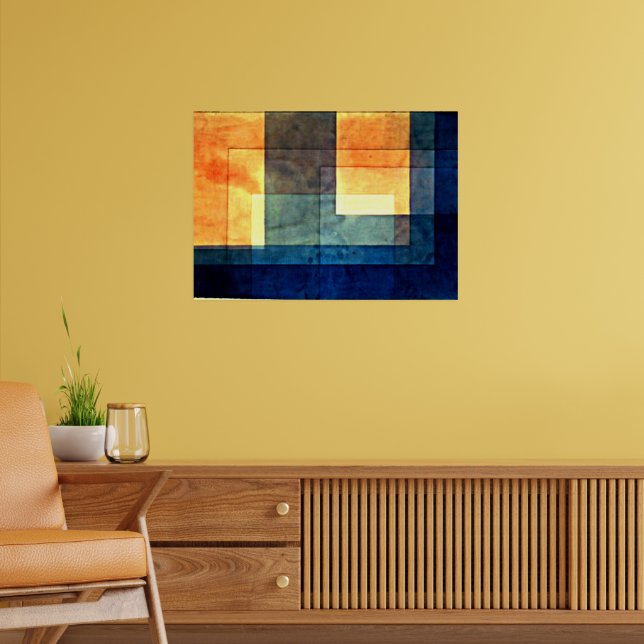 Haus auf dem Wasserplakat Poster (Wohnzimmer 2)