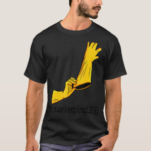 Haus Behaltend Leben Einzigartiges Frauenreinigung T-Shirt