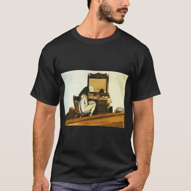 Haus bei Fort Edward Hopper T-Shirt (Vorderseite)