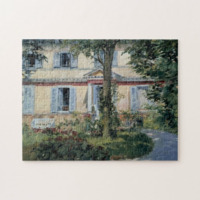 Haus bei Rueil durch Edouard Manet Puzzle (Horizontal)