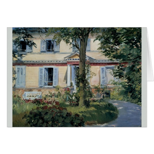 Haus bei Rueil Edouard Manet (Vorderseite (Horizontal))