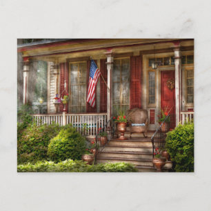 Haus - Belvidere, NJ - Ein klassisches amerikanisc Postkarte