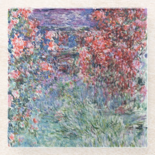 Haus Claudes Monet   bei Giverny unter den Rosen Glasuntersetzer
