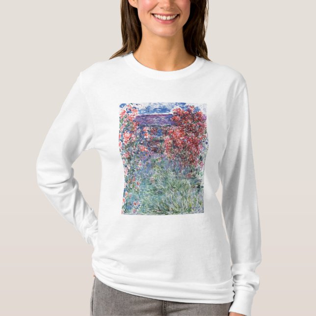 Haus Claudes Monet | bei Giverny unter den Rosen T-Shirt (Vorderseite)