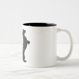 Haus-Dackel "Abendessen ist kommende" Kaffee-Tasse Zweifarbige Tasse