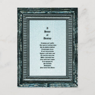 Haus der Bestimmung Postkarte