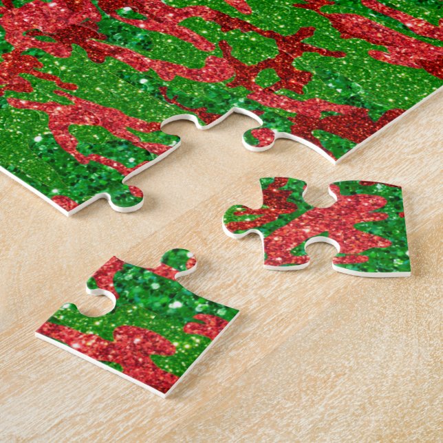 Haus der Camouflage Xmas Glitzer Camouflage Puzzle (Seite)