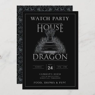 HAUS DER DRAGON Watch Party Einladung