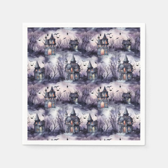 Haus der Echos - Die endlose Uhr Serviette (Vorderseite)