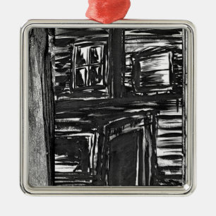 Haus der Folter Silbernes Ornament