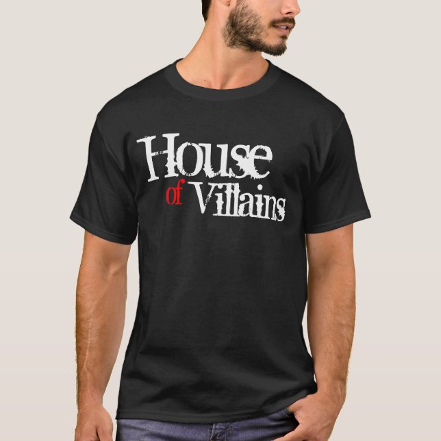 Haus der Schufte (rot) T-Shirt (Vorderseite)